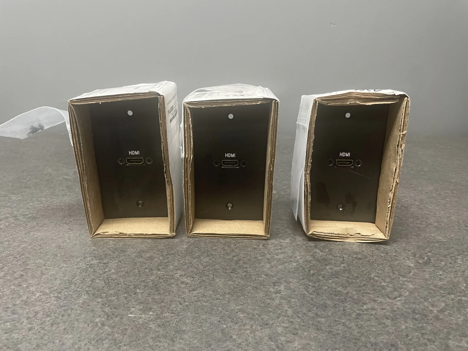 Panel Crafters PC-G1790-E-P-B HDMI Passthrough Connector Lot of 3