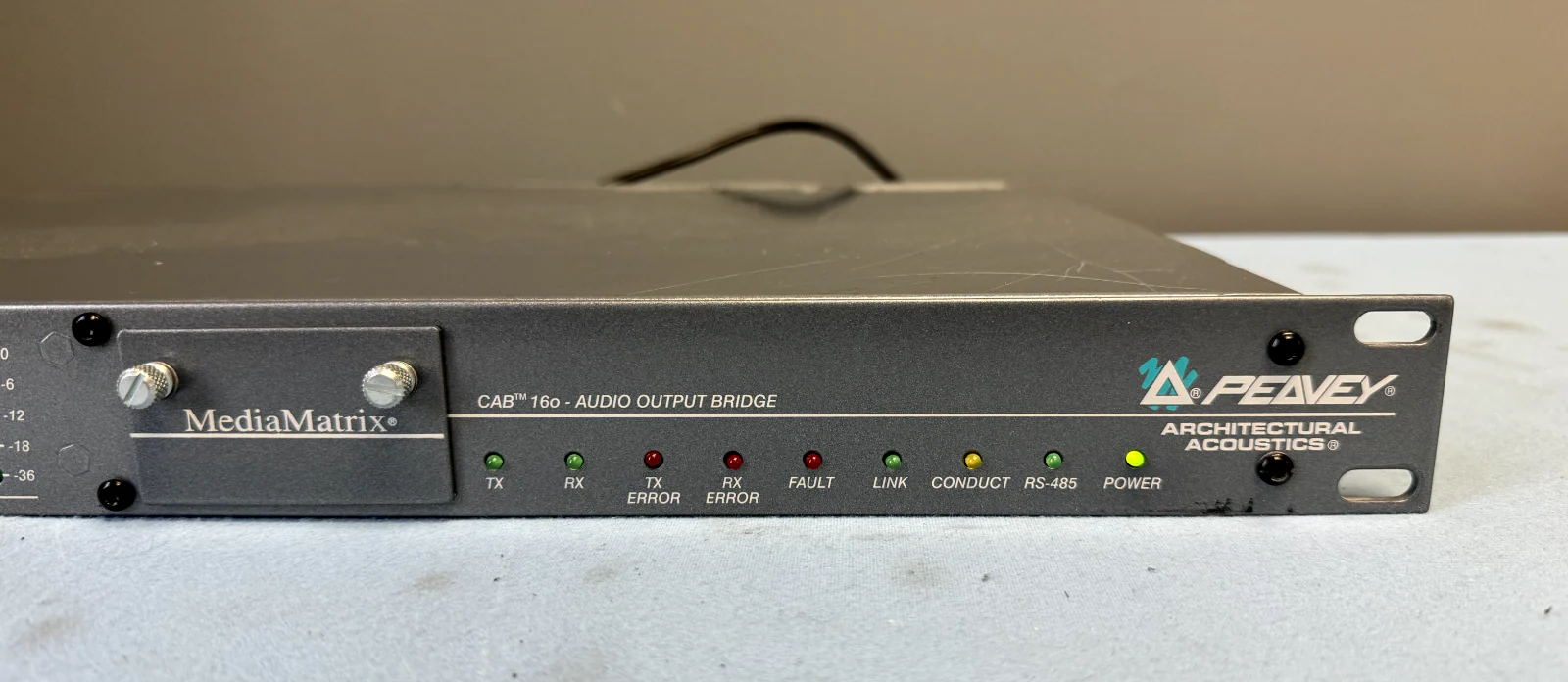 Peavey CAB 16o MediaMatrix CobraNet Audio Bridge 16-Channel Outputs - Image 2
