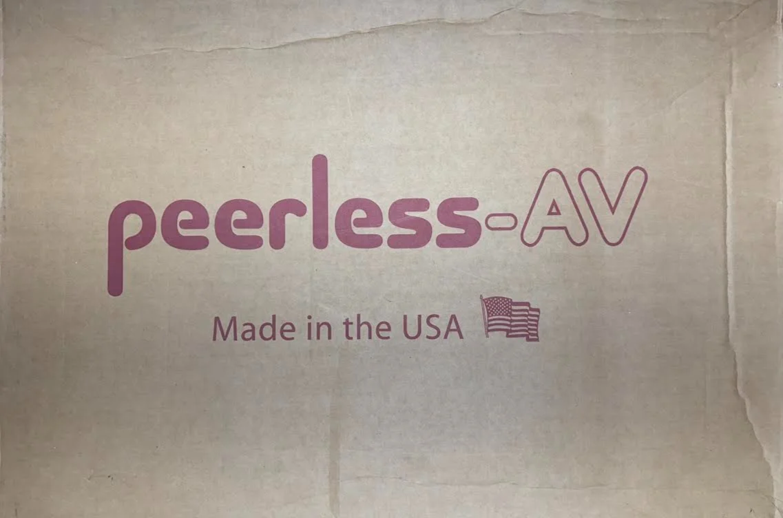 Peerless-AV Articulating Dual Wall Arm with Vertical Adjustment (42-95", Black) - Image 4