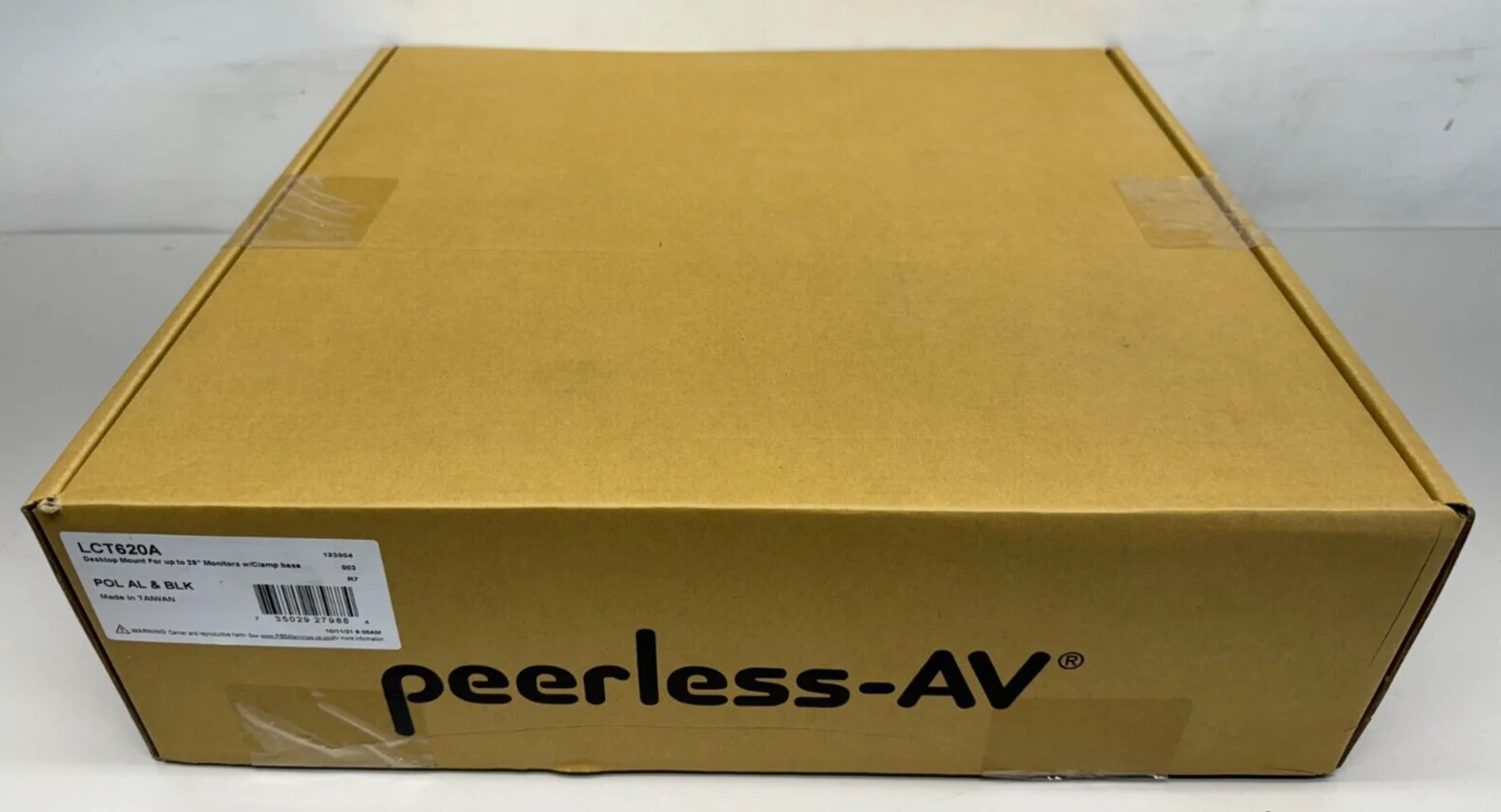 Peerless-AV LCT620A Desktop Mount For up to 29" Monitors w/ Clamp base - Image 2