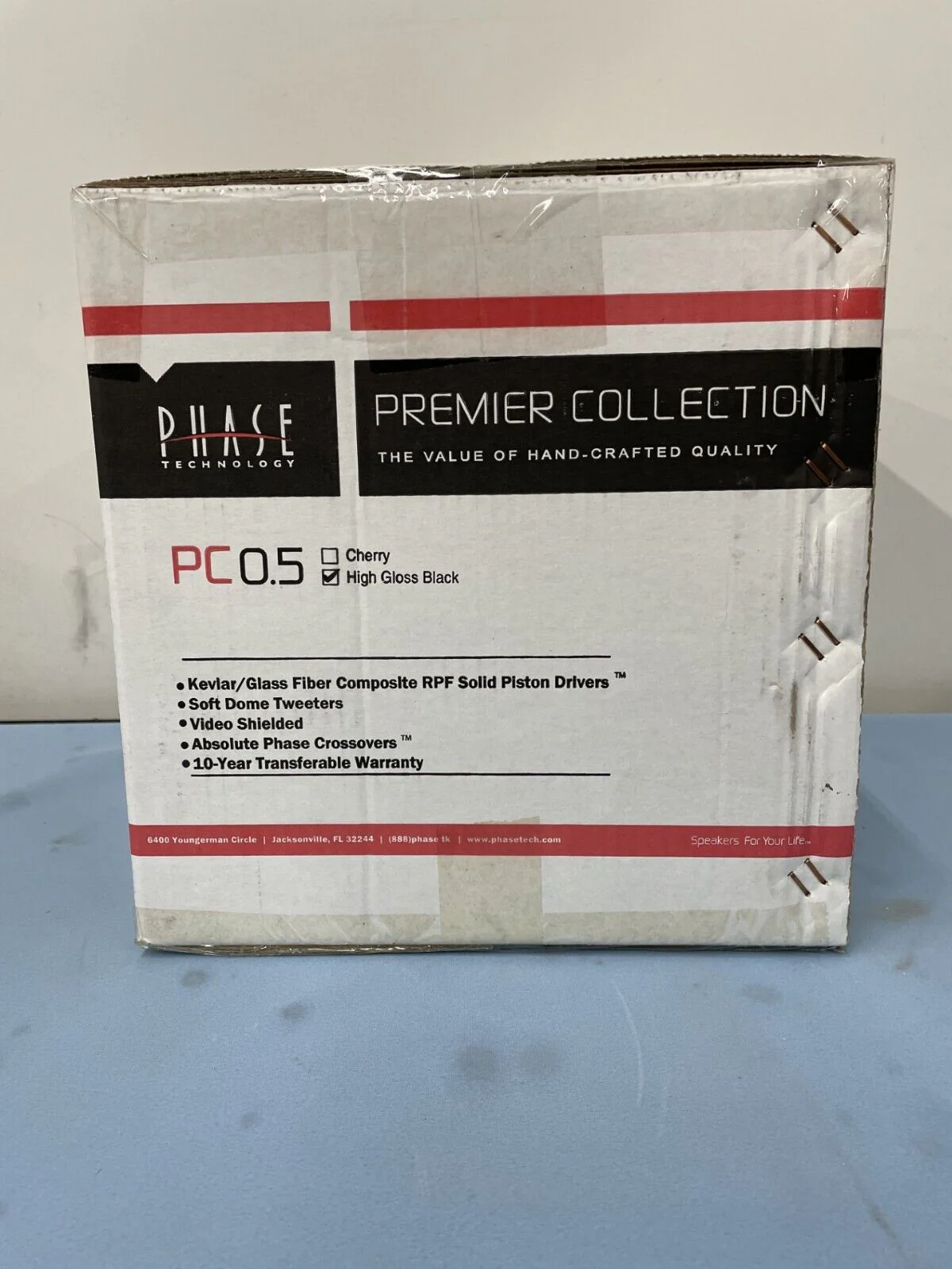 Phase Technology PC-0.5 Premier Collection Audiophile Series Speaker - Black - Image 3