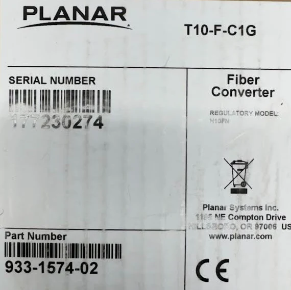 PLANAR | 933-1574-02 | T10-F-C1G Fiber To CAT Transceiver - Image 2