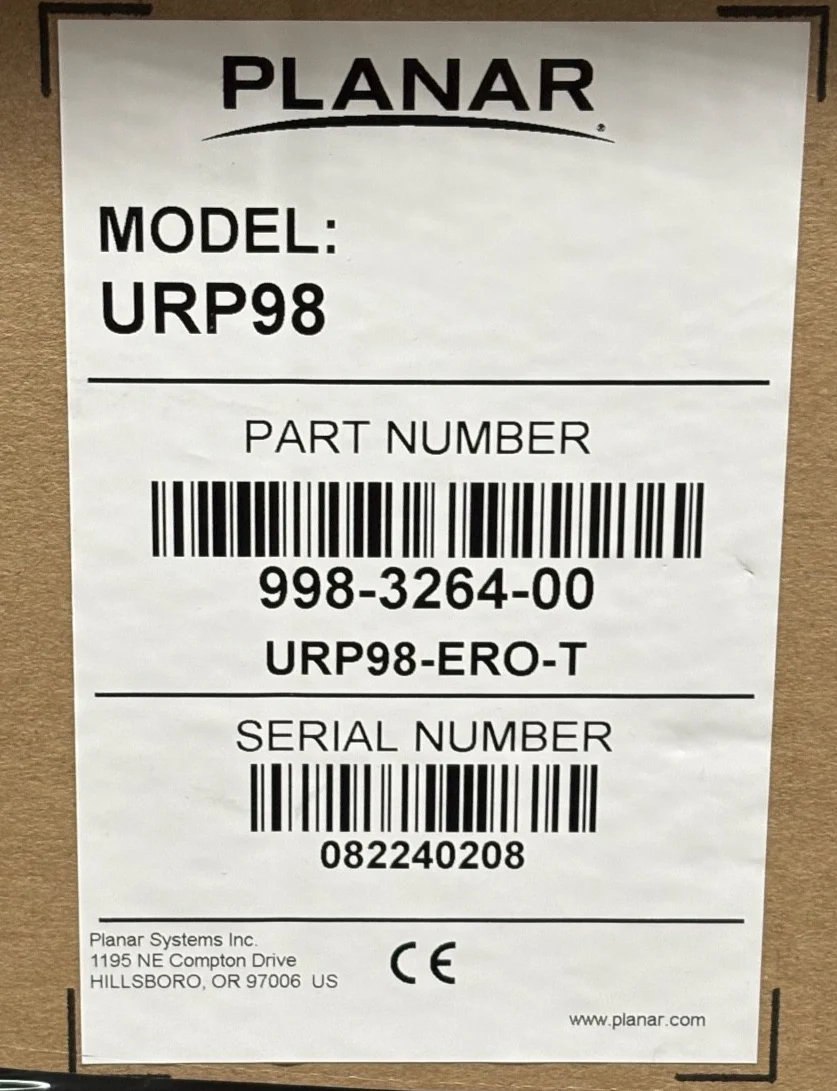 Planar URP98 / URP98-ERO-T / 998-3264-00 / UHD 4K Commercial Monitor