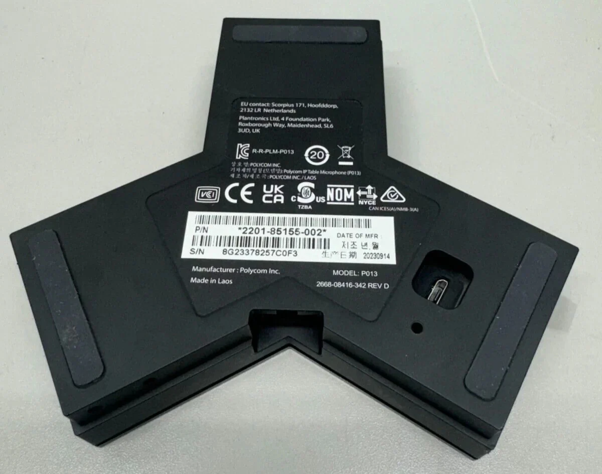 Poly P013 Tabletop IP Microphone 2201-85155-002 - Image 3