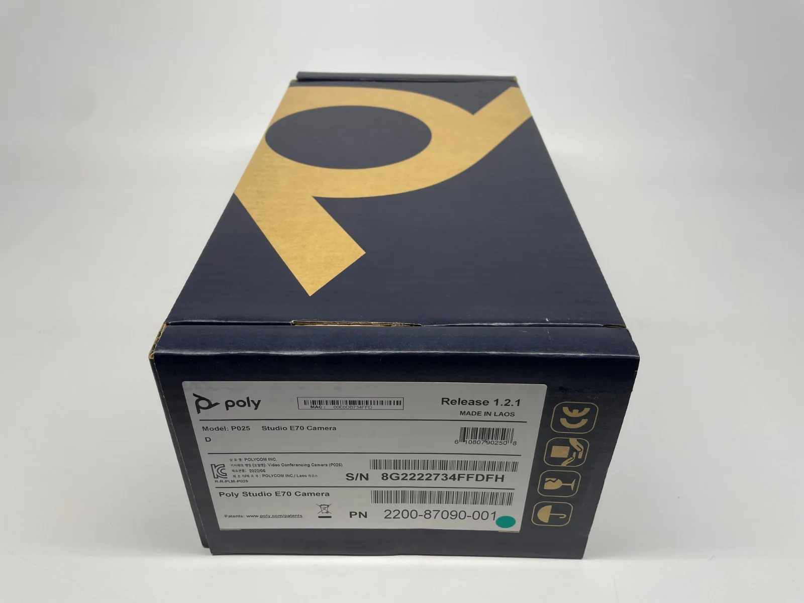 Poly P025 Studio E70 Video Conferencing Camera 2200-87090-001 NEW