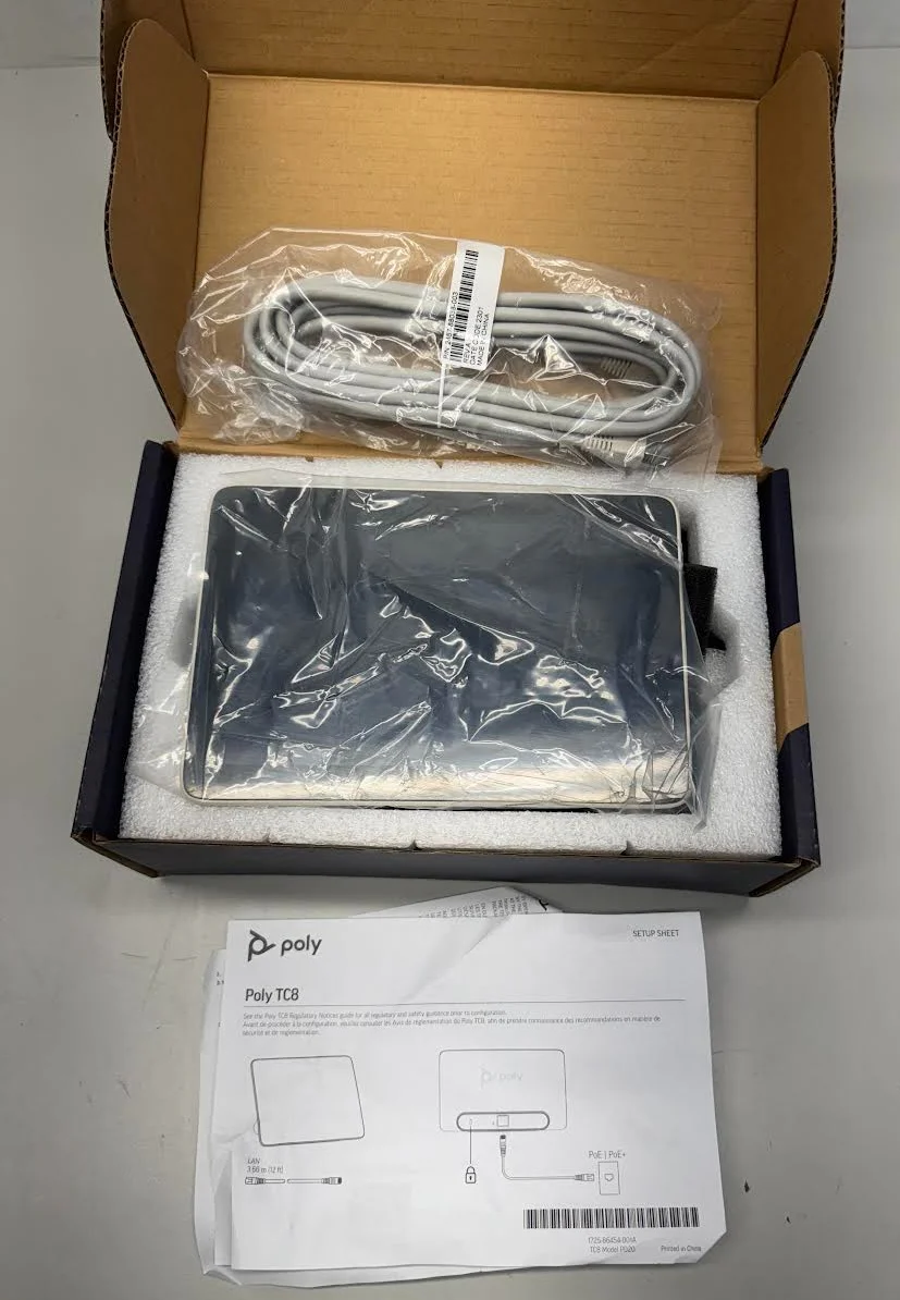 Poly TC8 Touch Controller (875J0AA#ABA) NEW OPEN BOX - Image 3