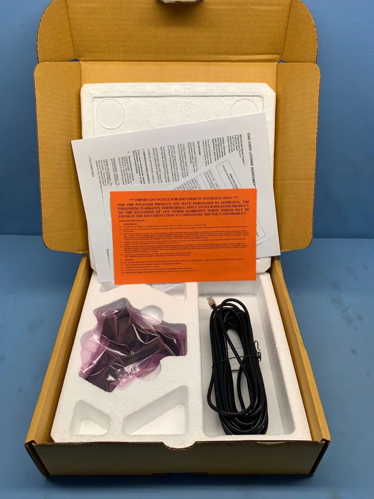 Polycom 2200-69631-001 Poly Studio Expansion Mic Array & 25' RJ11 Cable