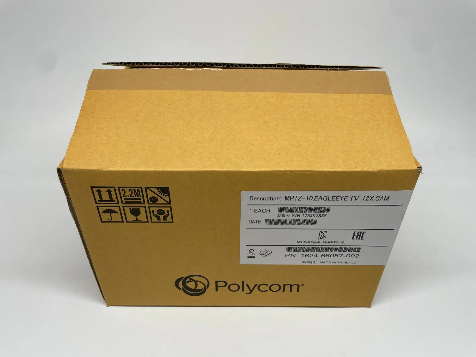 Polycom MPTZ-10 EagleEye IV 12X Video Conferencing Camera (1624-66057-002)