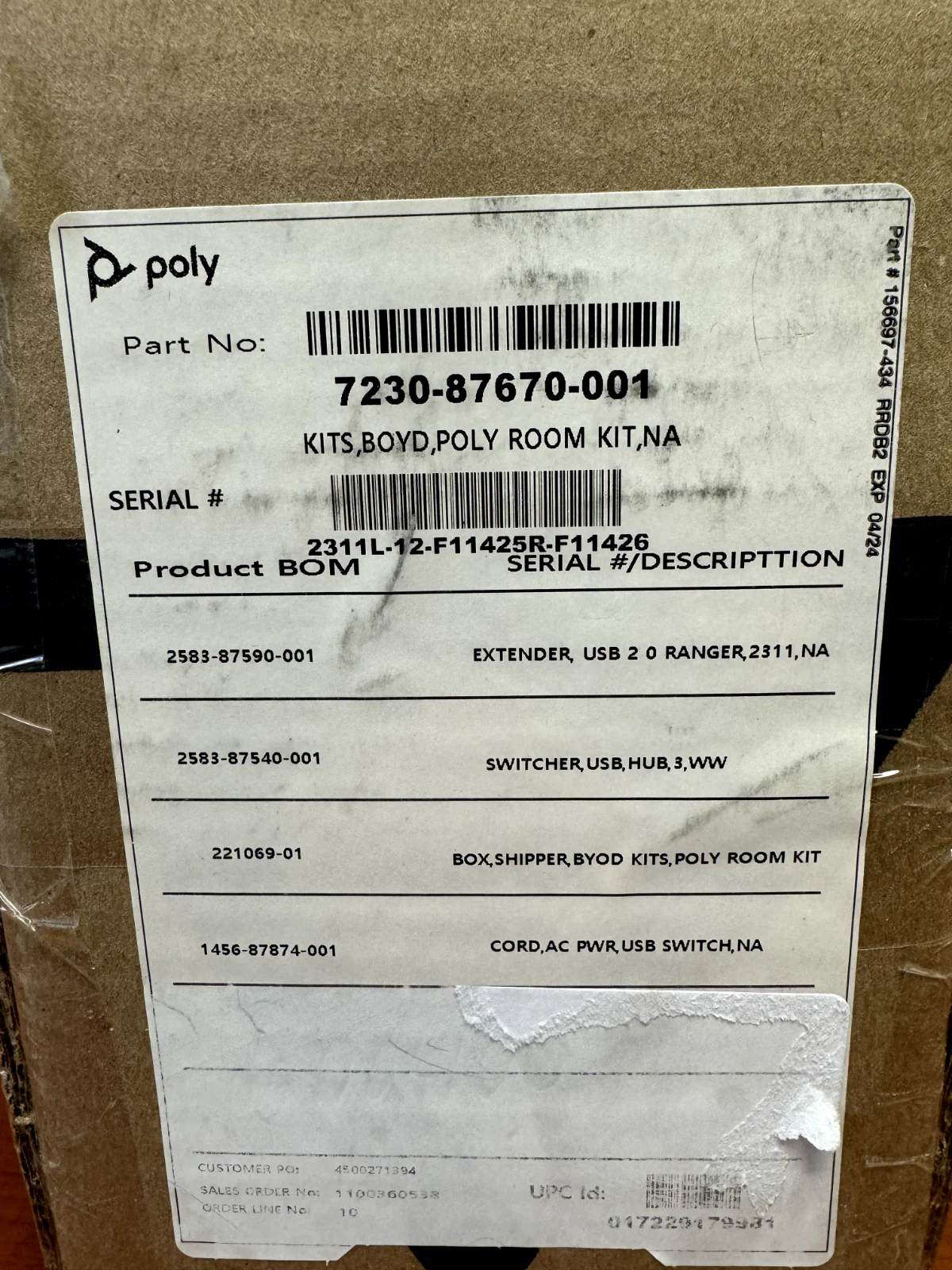 Polycom Poly BYOD Room Kit 7230-87670-001 w/ Icron 2311 & Acroname USBHub3+ NEW - Image 2