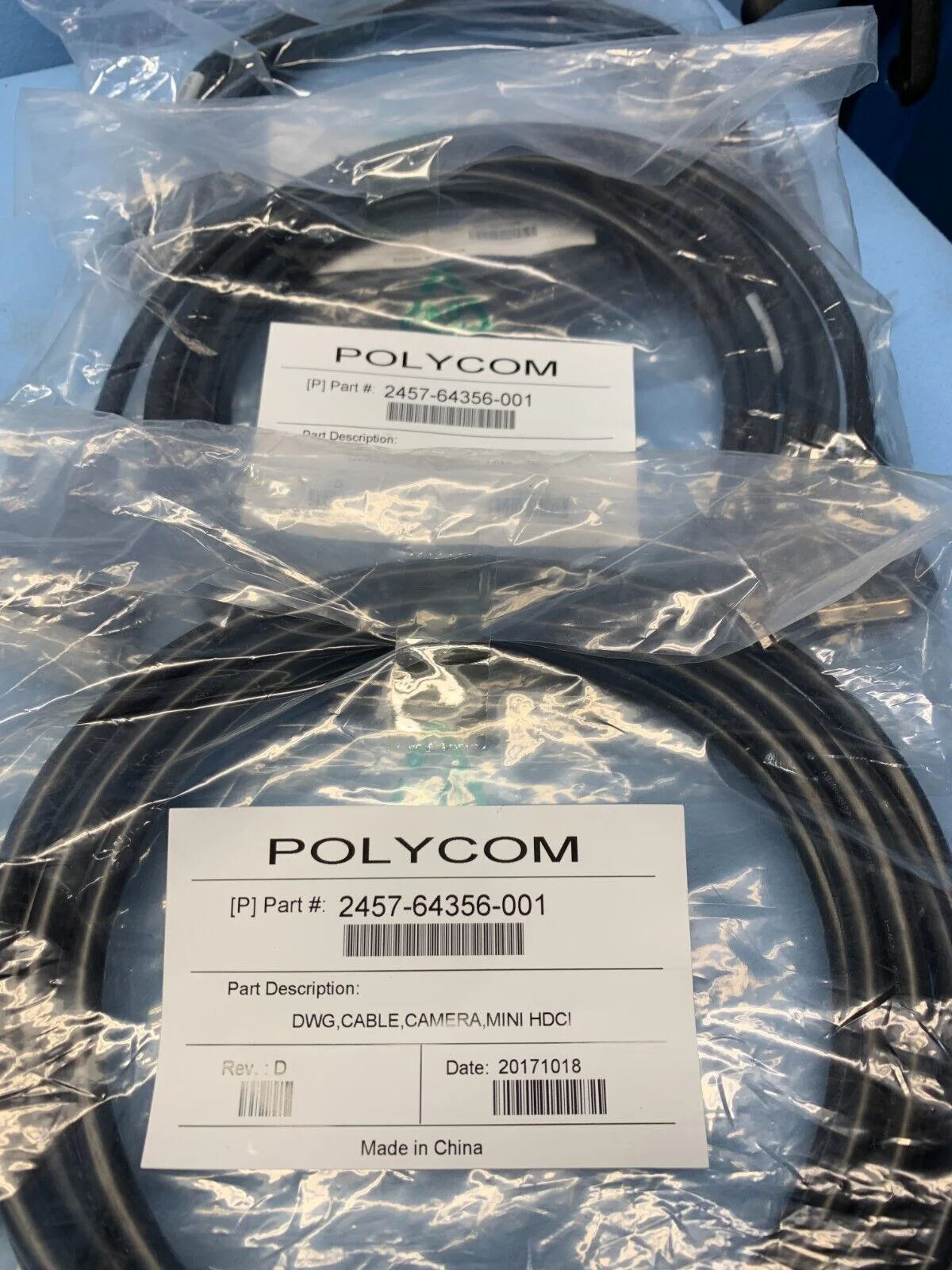 Polycom RealPresence Group Microphone and Camera Cables (LOT OF 8 CABLES) - Image 3