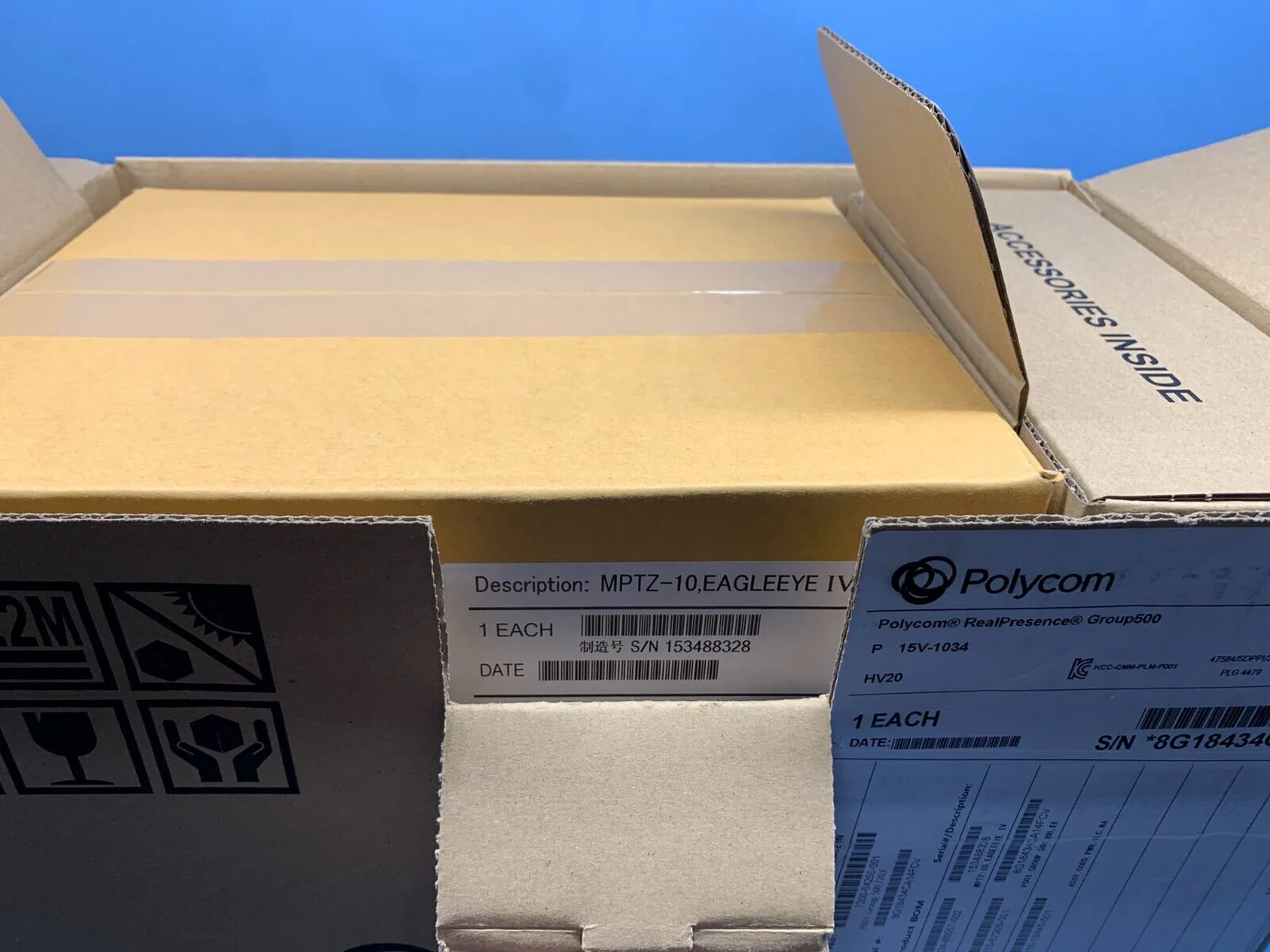 Polycom RealPresence Group500 w/MPTZ-10 EagleEye IV (7200-64250-001) - Image 3
