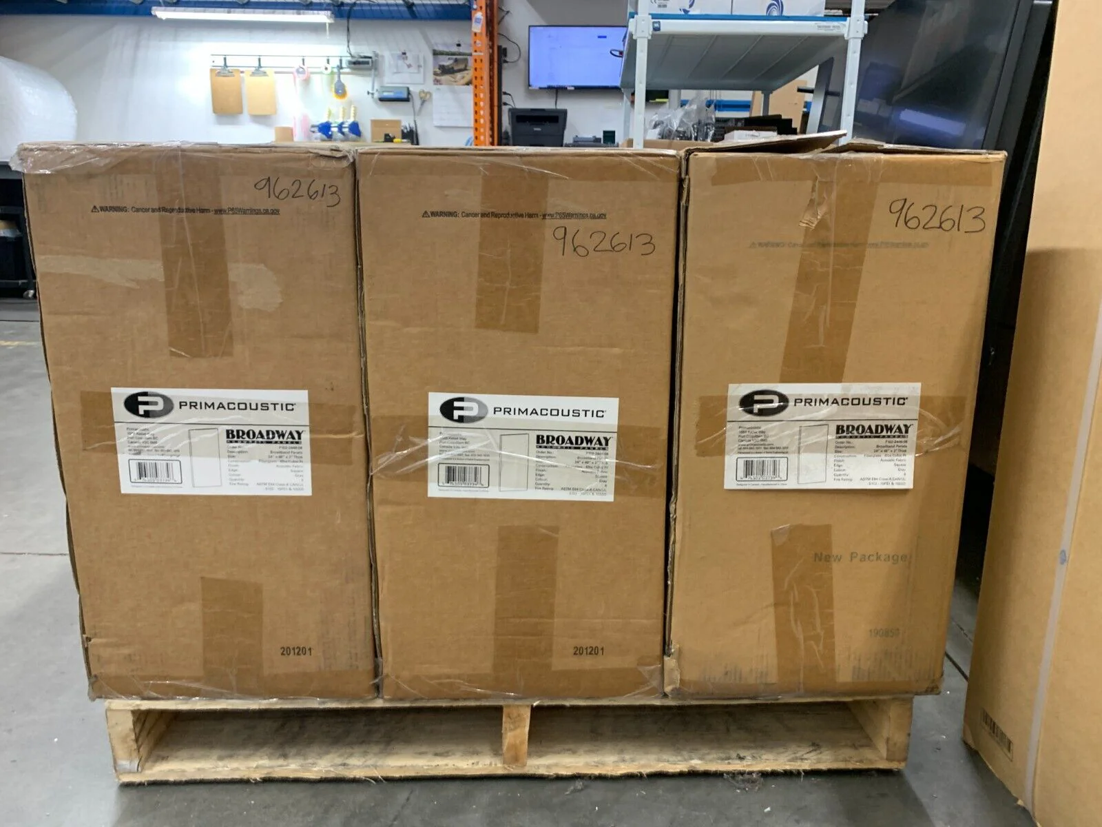 Primacoustic Broadway Broadband Panels 2X24X48...Gray (Lot of 16)