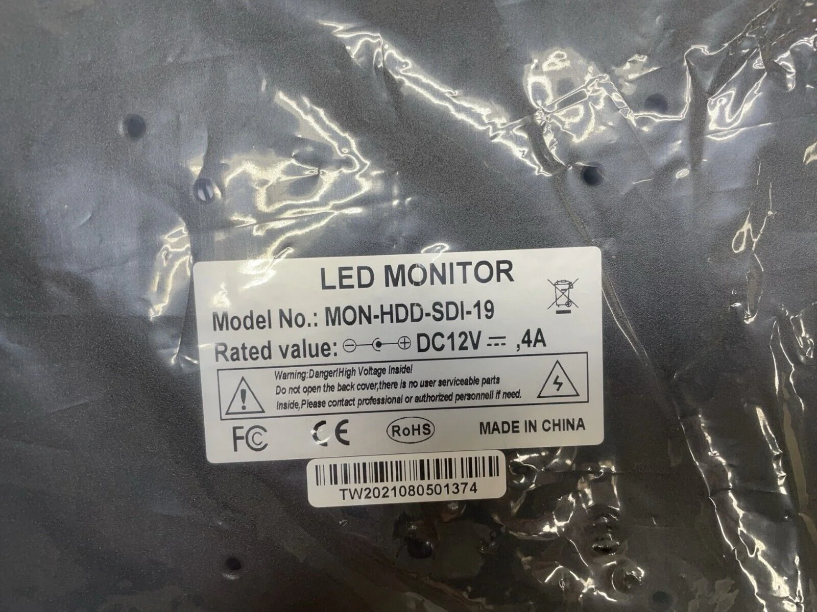 Prompter People MON-HDD-SDI-19 Teleprompter High-Brightness Reversing 19 Monitor - Image 3