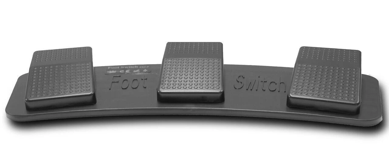 Prompter People REM-FOOT 3-Pedal Foot Teleprompter Remote Footpedal Control  New