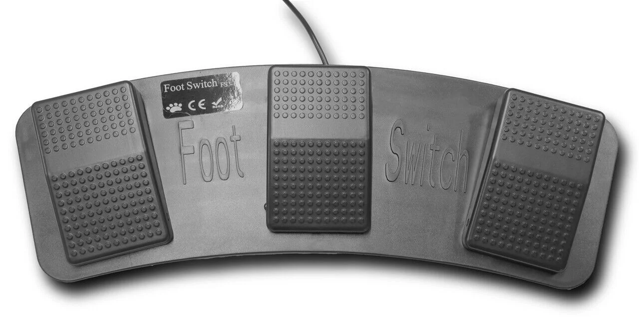 Prompter People REM-FOOT 3-Pedal Foot Teleprompter Remote Footpedal Control  New - Image 2