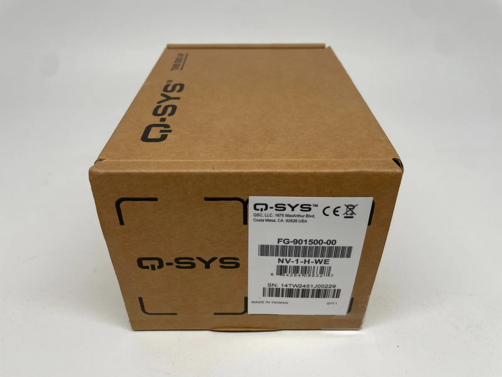 Q-SYS NV-1-H-WE Native Network Video Endpoint for Q-SYS FG-901500-00