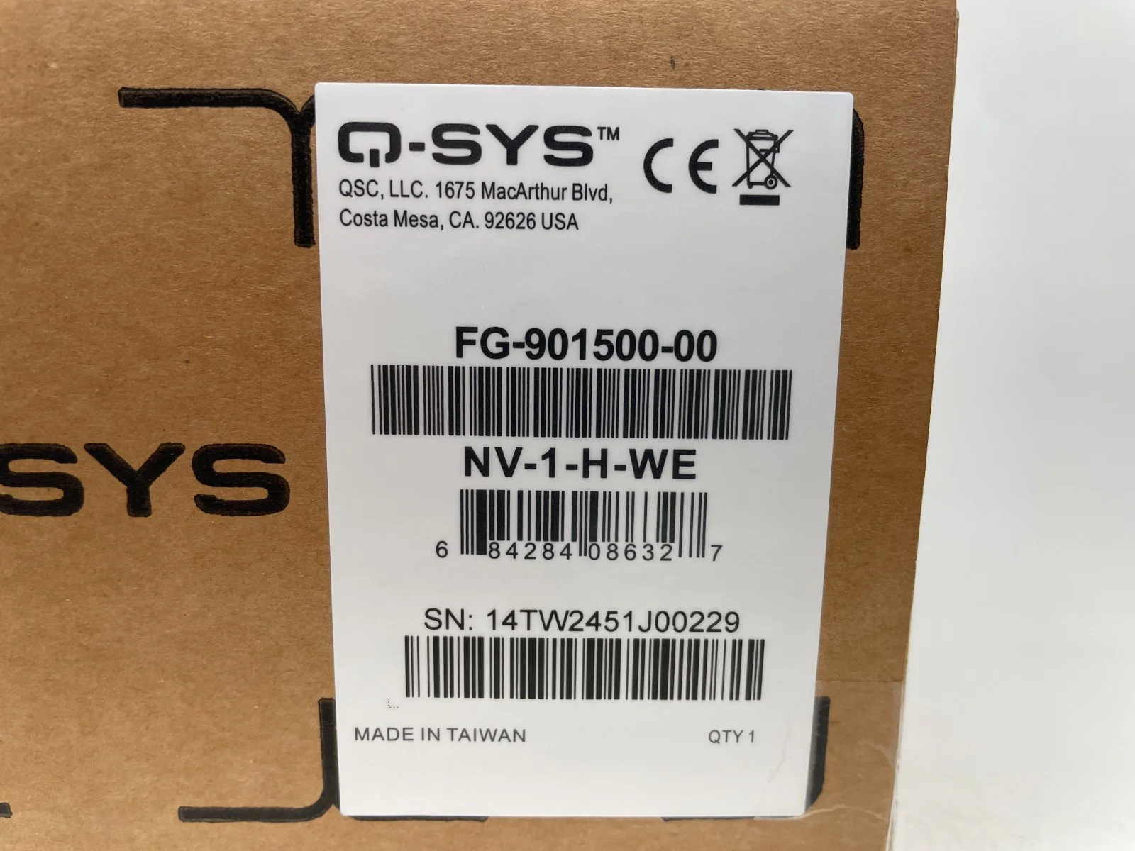Q-SYS NV-1-H-WE Native Network Video Endpoint for Q-SYS FG-901500-00 - Image 2