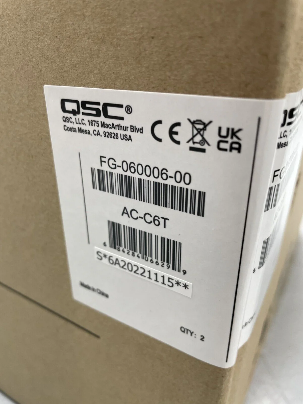 QSC AC-C6T Two-Way 6" Ceiling Mount 70/100V Pro Audio Speakers - PAIR - White - Image 3