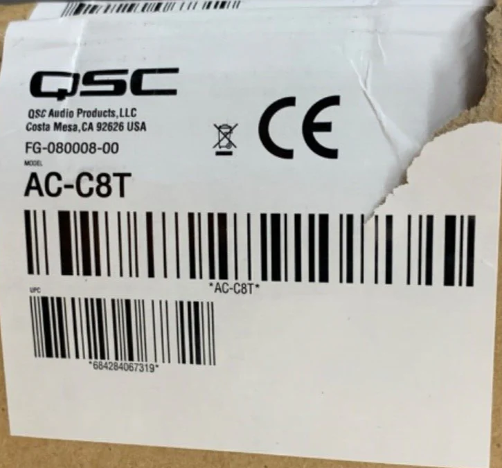 QSC AC-C8T AcousticCoverage Series 8" 2-Way 30W Ceiling Loudspeaker Pair, White - Image 2