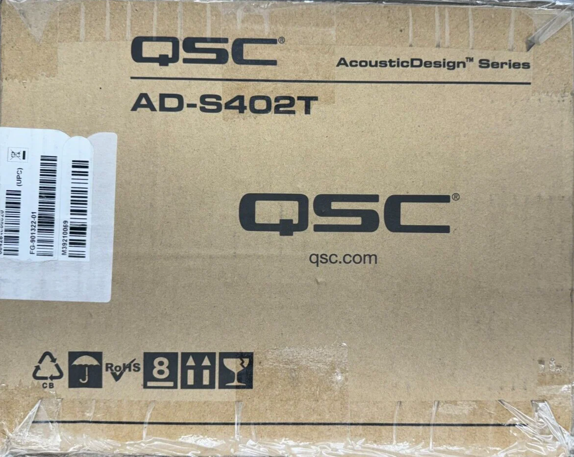 QSC AD-S402T-BK AcousticDesign Series 2.75" Full-range Column Surface Speaker - Image 4