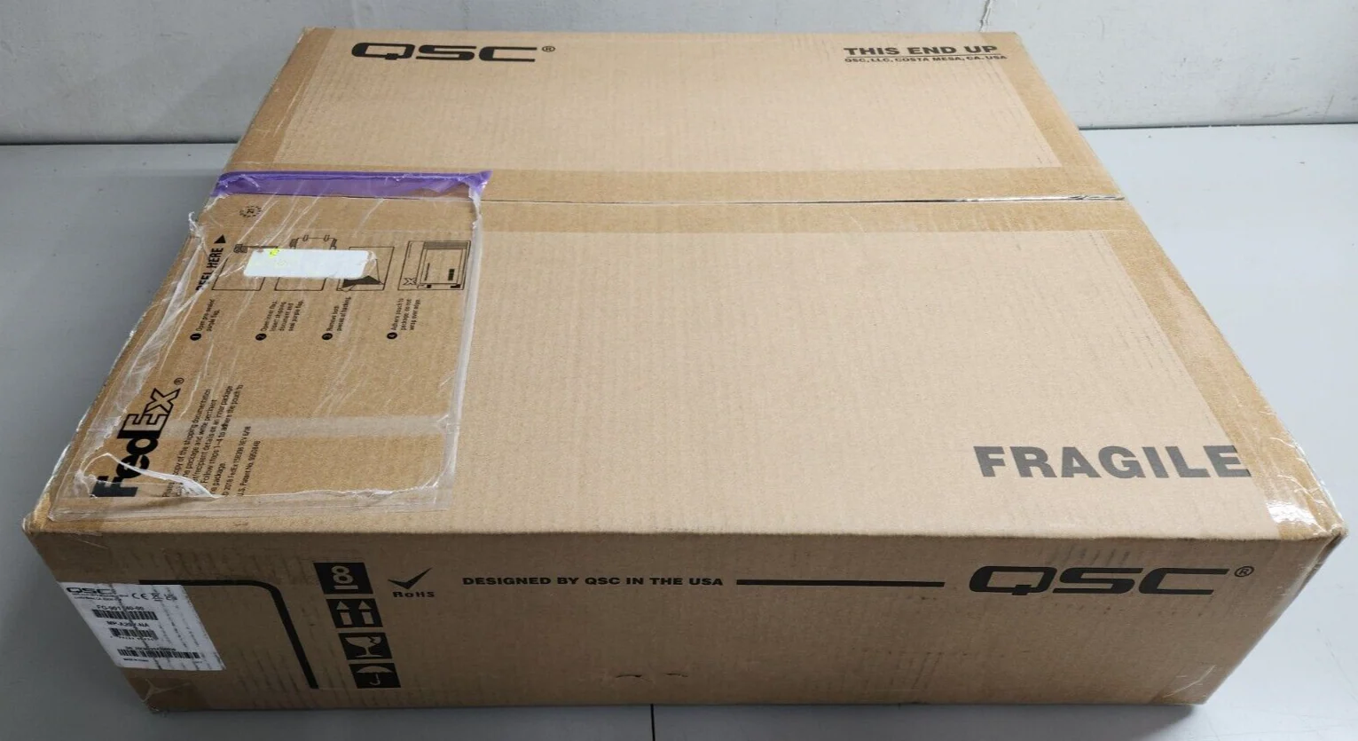 QSC MP-A20V Multi-Channel Amplifier (2-Channel) Factory Sealed FG-901140-00 - Image 3