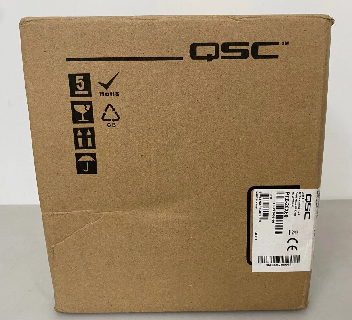 QSC PTZ-20X60 Video Conference PTZ Camera PoE HDMI 3G-SDI USB (FG-222020-03) - Image 2