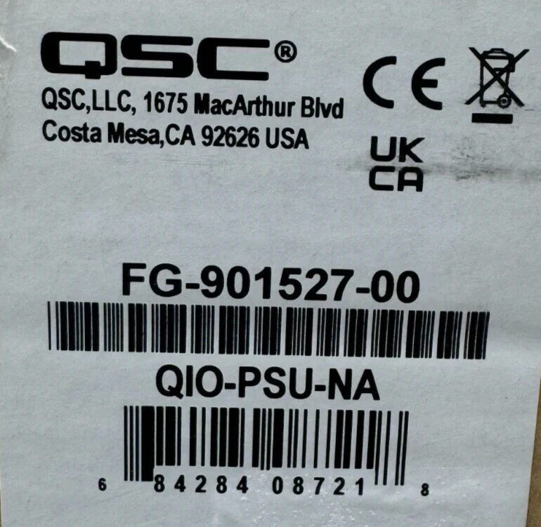 QSC QIO-PSU-NA 24V 3.75A Switching Power Supply for QSC QIO Series - Image 2