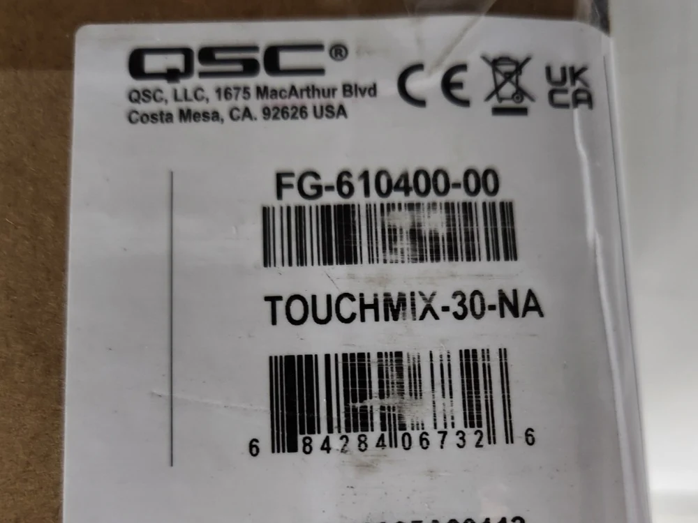 QSC TouchMix-30 Pro 32-Channel Professional Touchscreen Digital Mixer Sealed Box - Image 2