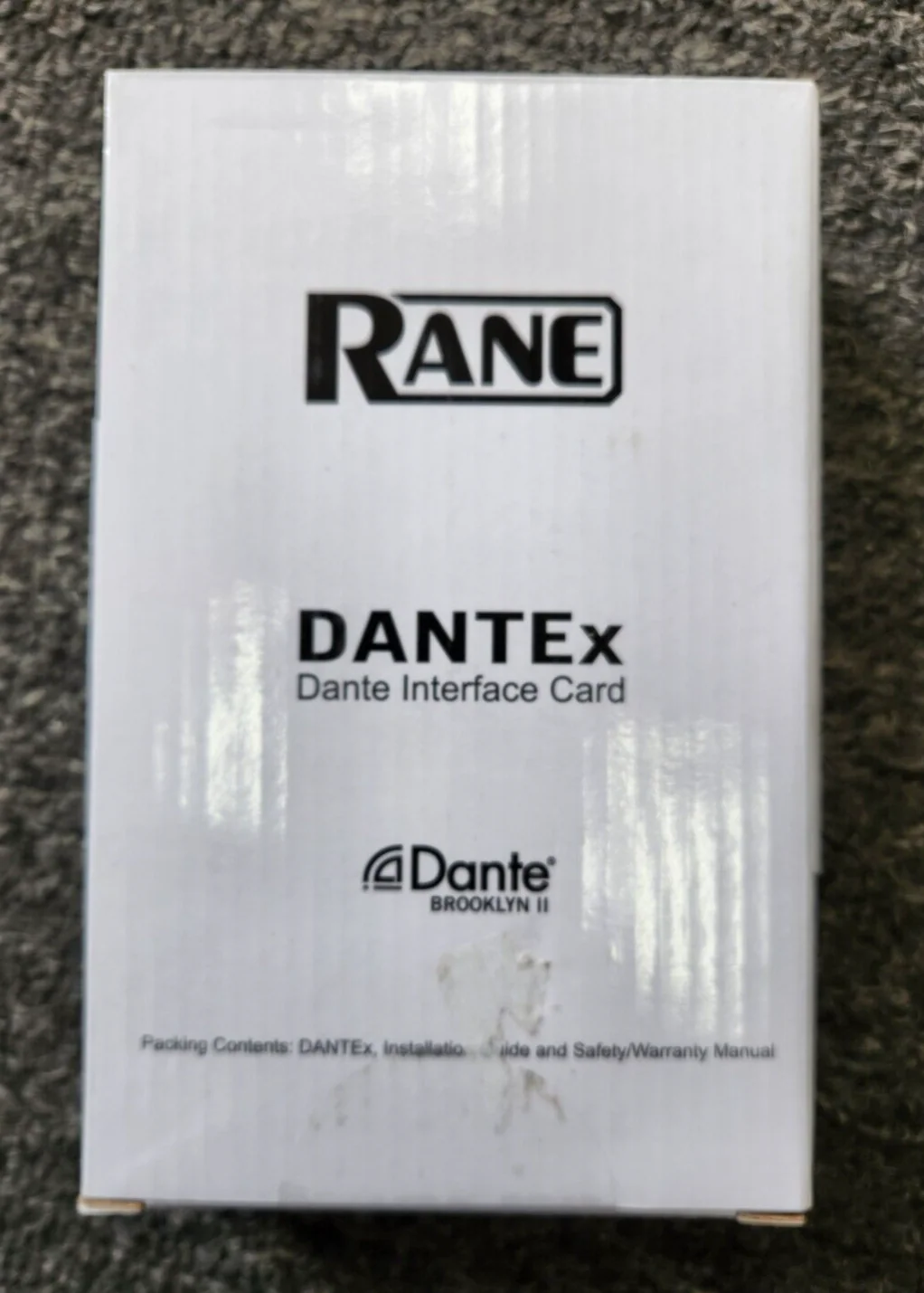 Rane Dante Commercial DANTEx Dante Interface Card NEW
