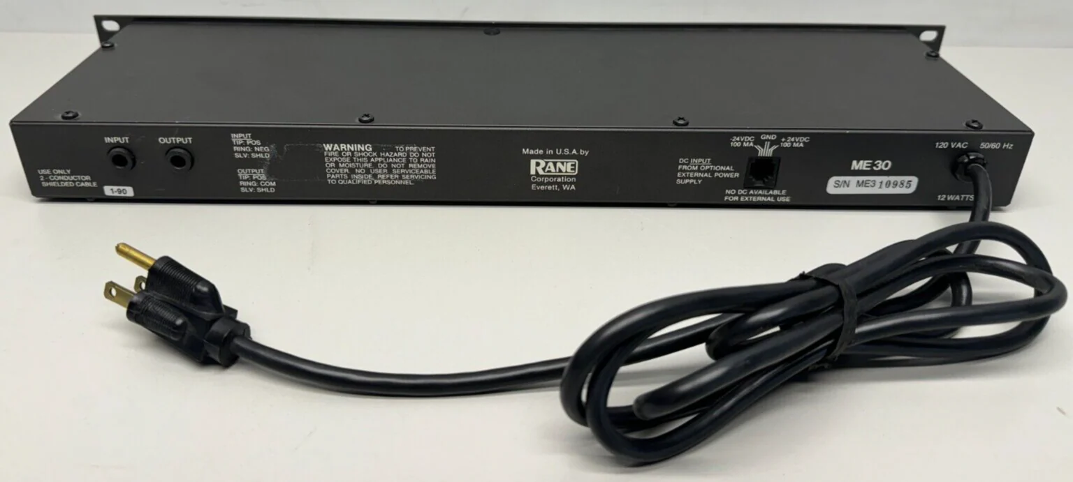 Rane ME 30 30-Band Graphic Equalizer - Image 6