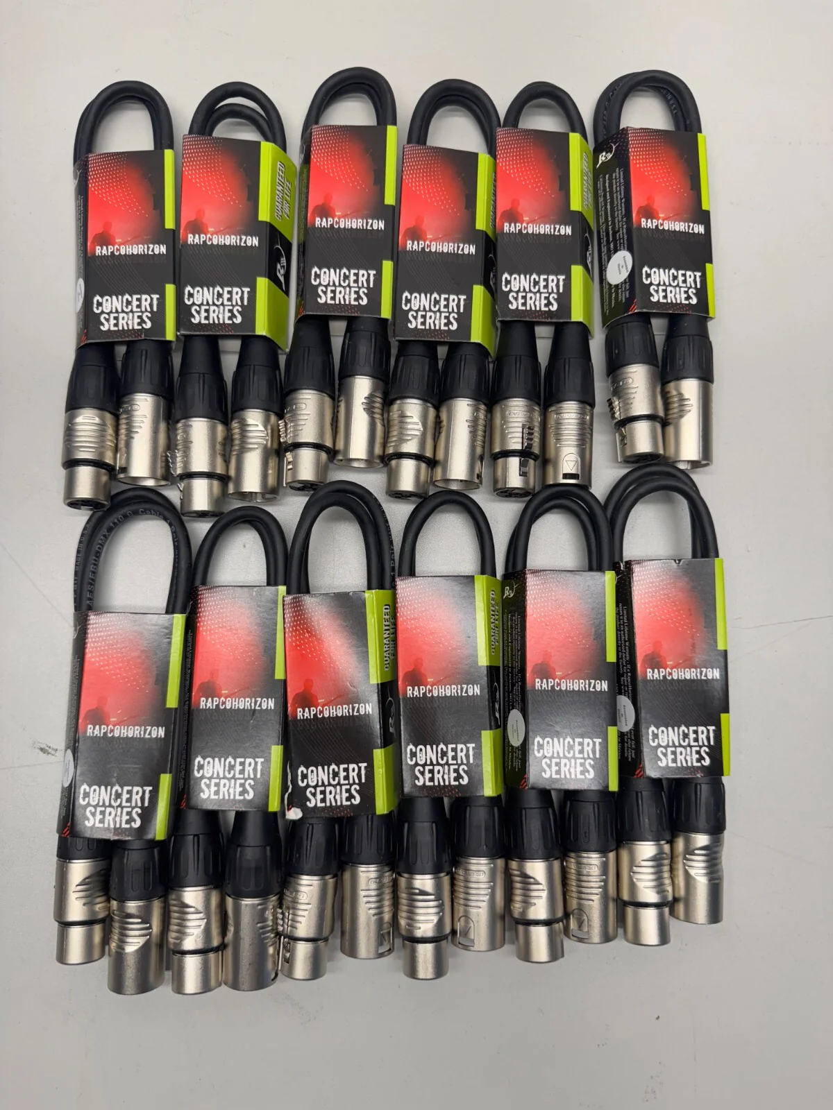 Rapco Horizon RDMX3-1-1/2 Pro 1.5ft DMX Cable LOTS OF 12