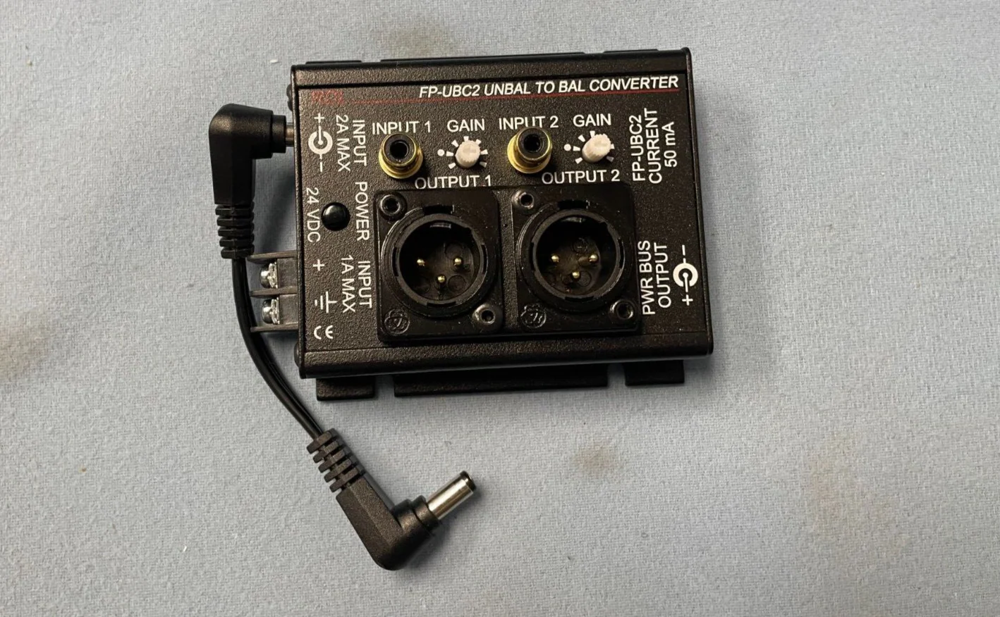 RDL FP-UBC2 Unbal To Bal Converter FP-UBC2 Current 50mA