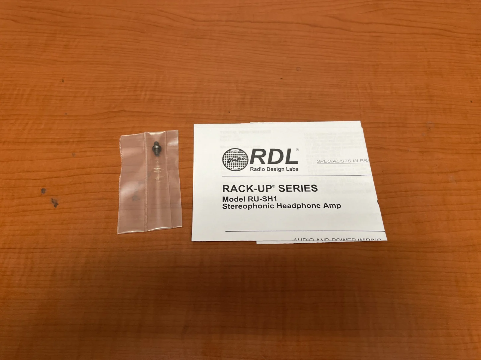 RDL RU-SH1 Stereo Headphone Amplifier RACK-UP Series - Image 6