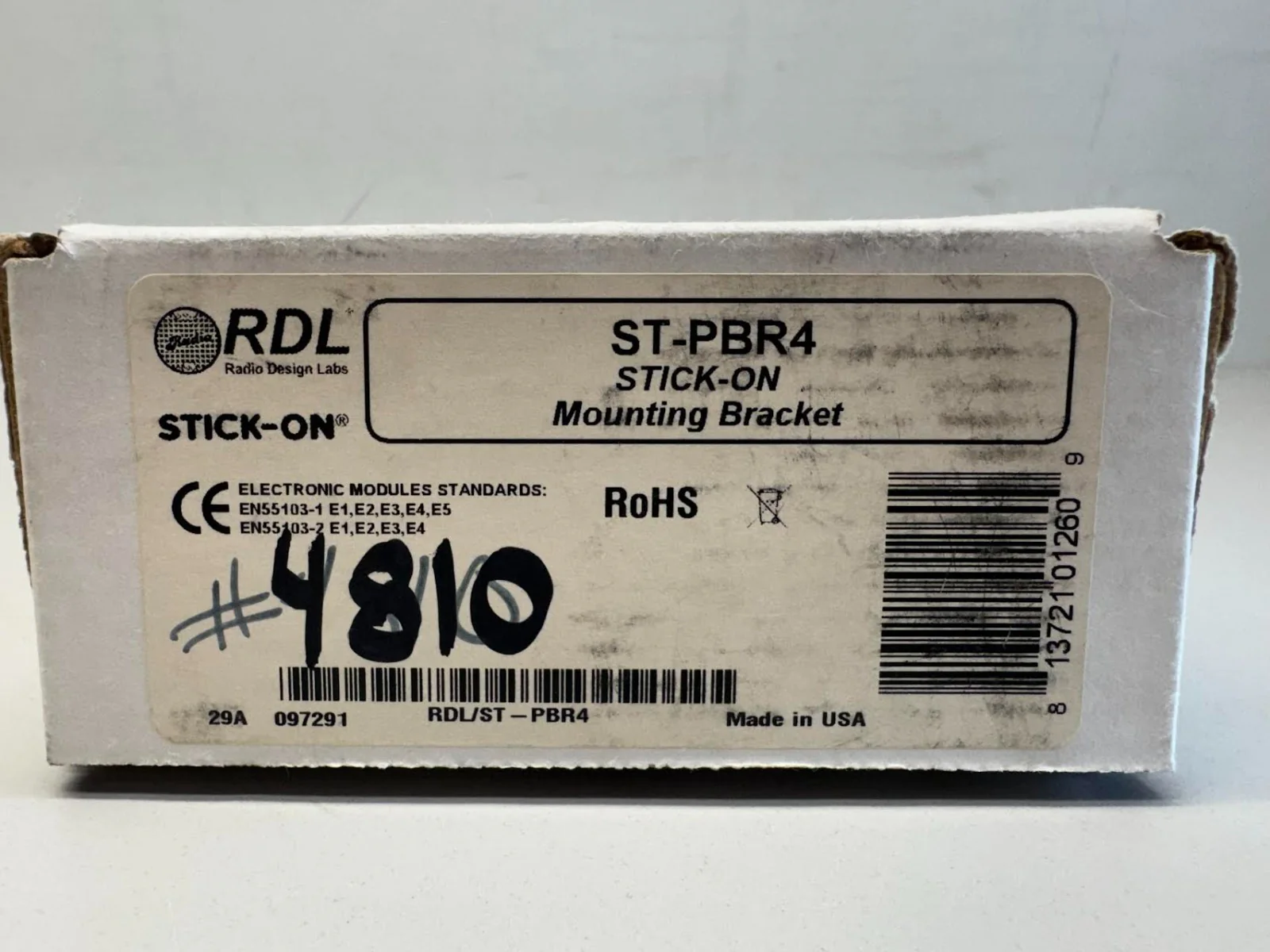 RDL ST-PBR4 STICK-ON Mounting Bracket - Image 2