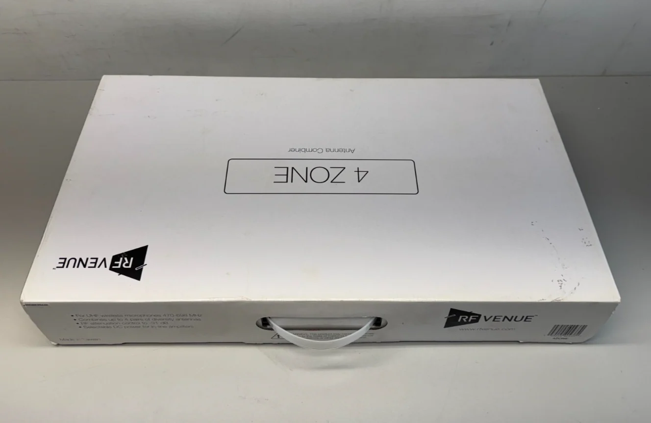 RF Venue 4 Zone - Antenna Combiner for Wireless Mic Receivers (470 - 960 MHz)