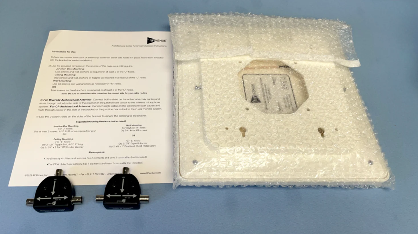 RF Venue D-ARC Diversity Architectural Antenna for Wireless Mic Systems - Image 4
