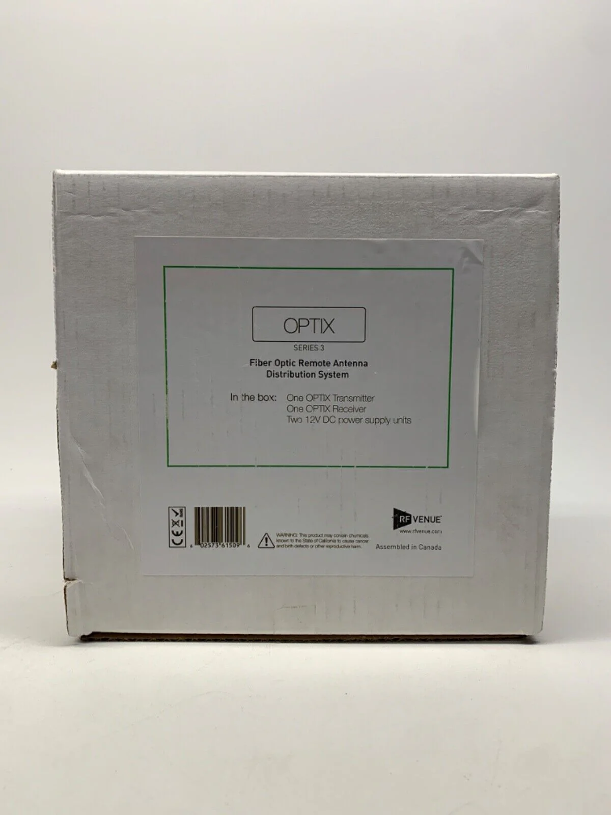 RF Venue Optrix Series 3 Fiber Optic Remote Antenna Distribution System
