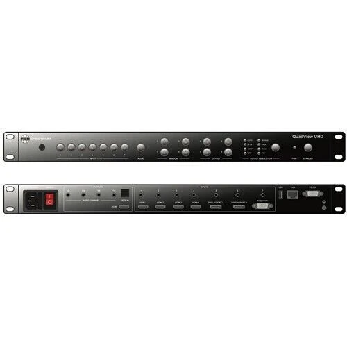 RGB Spectrum QV-UHD QuadView UHD 4K Multiviewer for Quad Video Displays - Image 3