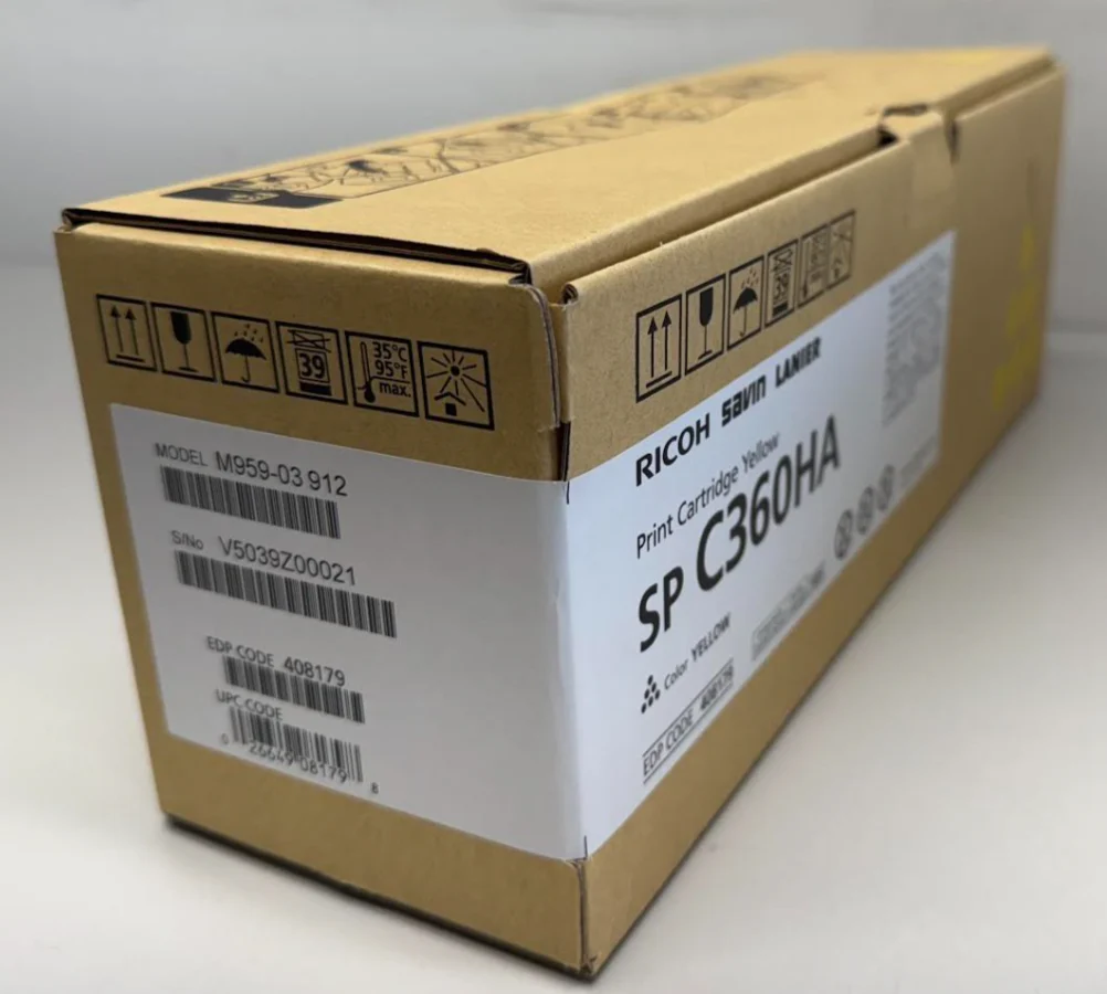 Ricoh Yellow Print Cartridge - 408179 SP C360HA Yellow Print Cartridge