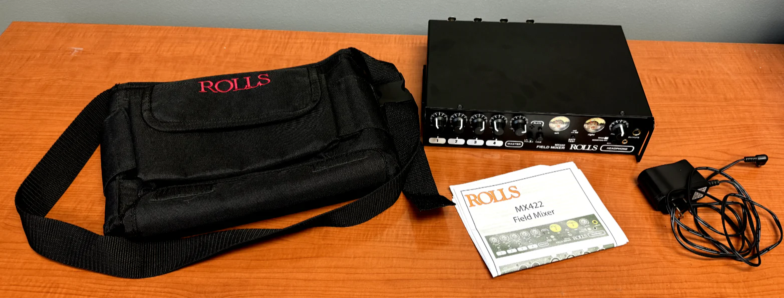Rolls MX422 4-Channel Microphone Line Field Audio Mixer
