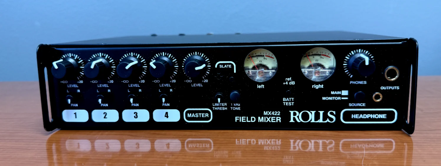 Rolls MX422 4-Channel Microphone Line Field Audio Mixer - Image 2