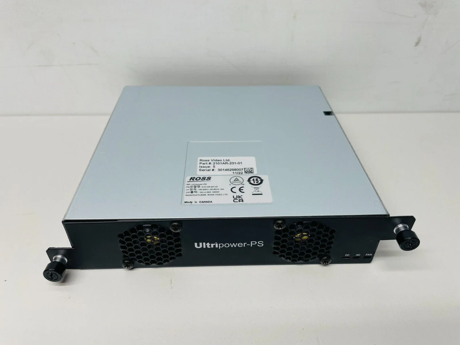 Ross Video 2101AR-231-01 Ultripower-PS Power Supply - Image 3