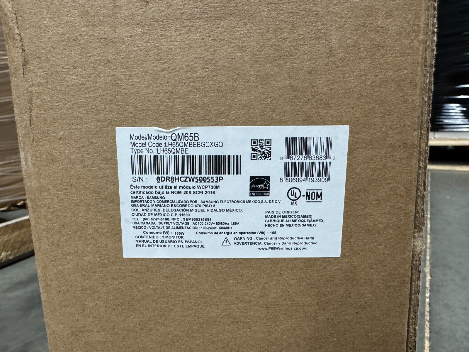 Samsung 65" QM65B QMB Series 4K Smart Signage Display LH65QMBEBGCXGO - Image 3