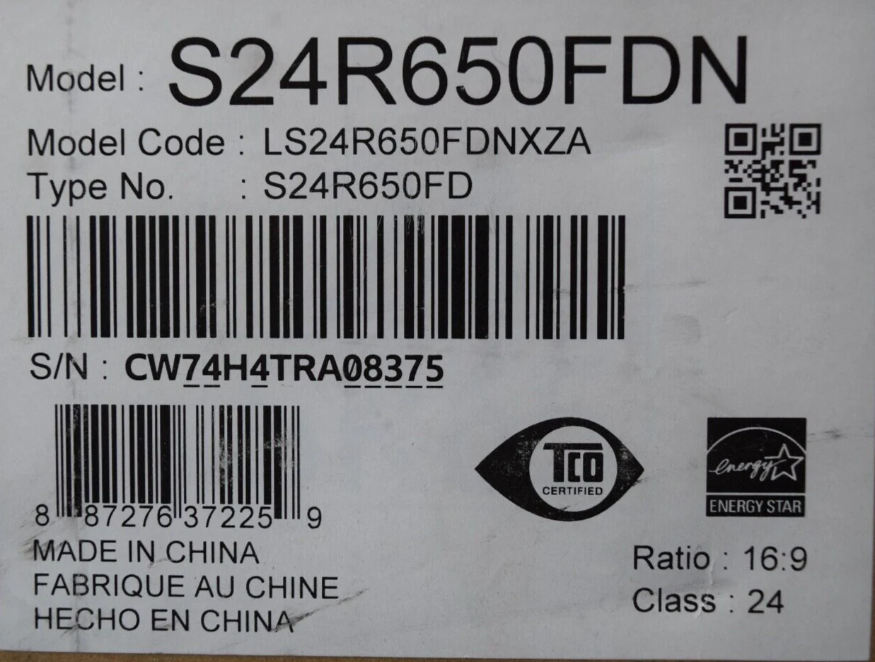 Samsung Business S24R650FDN SR650 Series 24” IPS 1080p Monitor LS24R650FDNXZA - Image 2