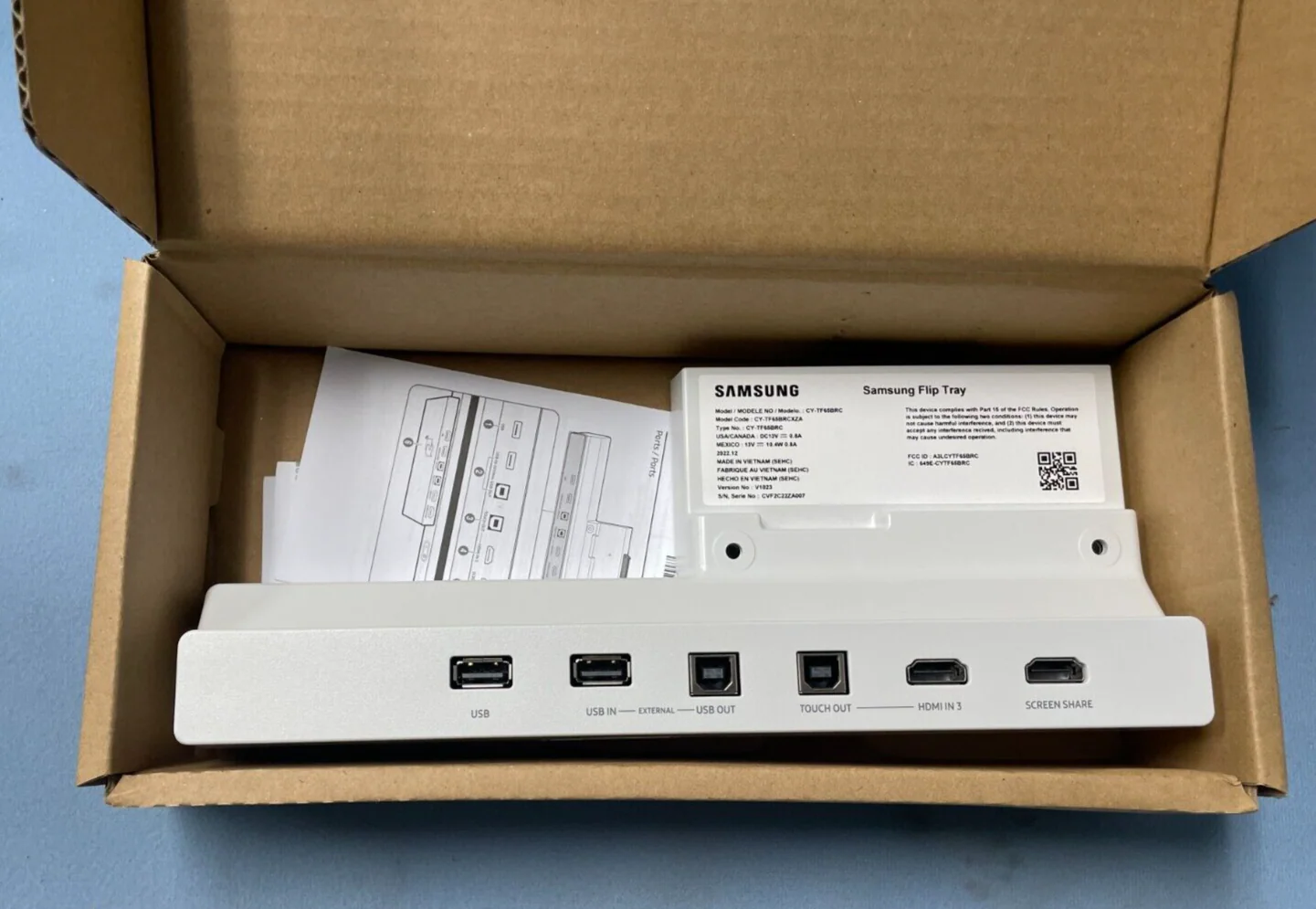 Samsung CY-TF65BC Connectivity Tray for The Samsung Flip 2 WM55R & WM65R Digital - Image 3
