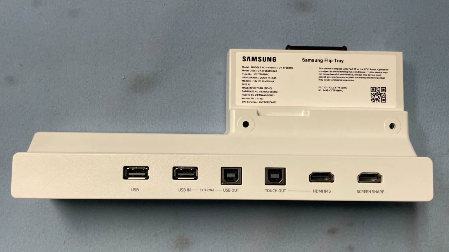 Samsung CY-TF65BC Connectivity Tray for The Samsung Flip 2 WM55R & WM65R Digital - Image 4