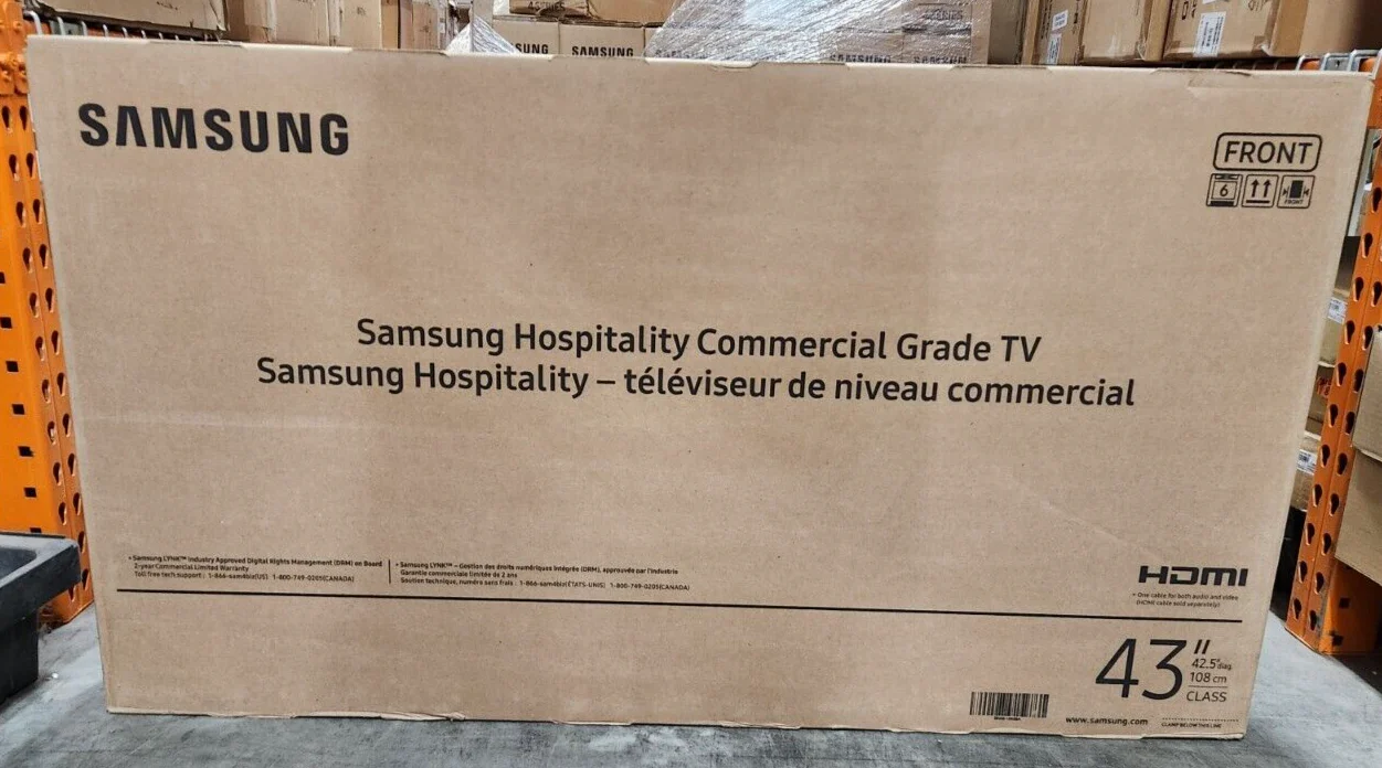 Samsung HG43NJ477MF 477 Series Hospitality LED TV 43"