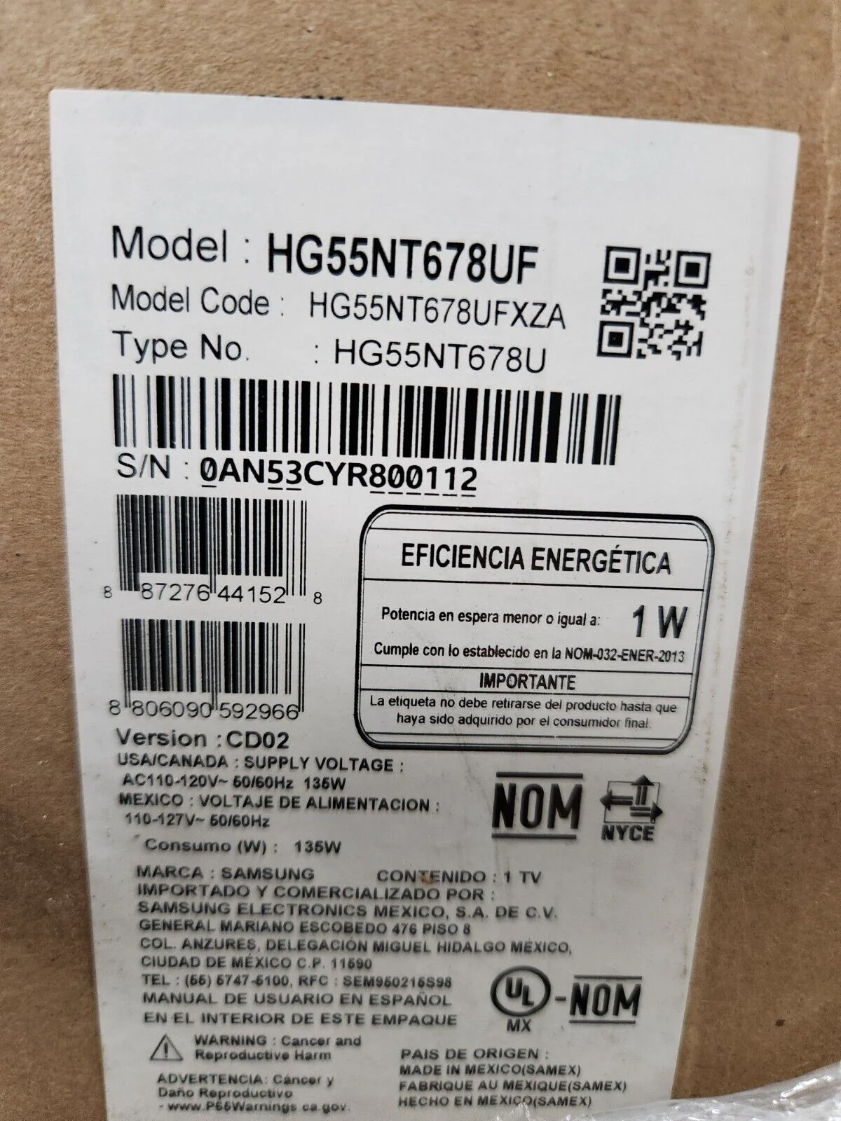Samsung NT678U HG55NT678UF 55" LED-LCD TV - 4K UHDTV  Hospitality - Image 2