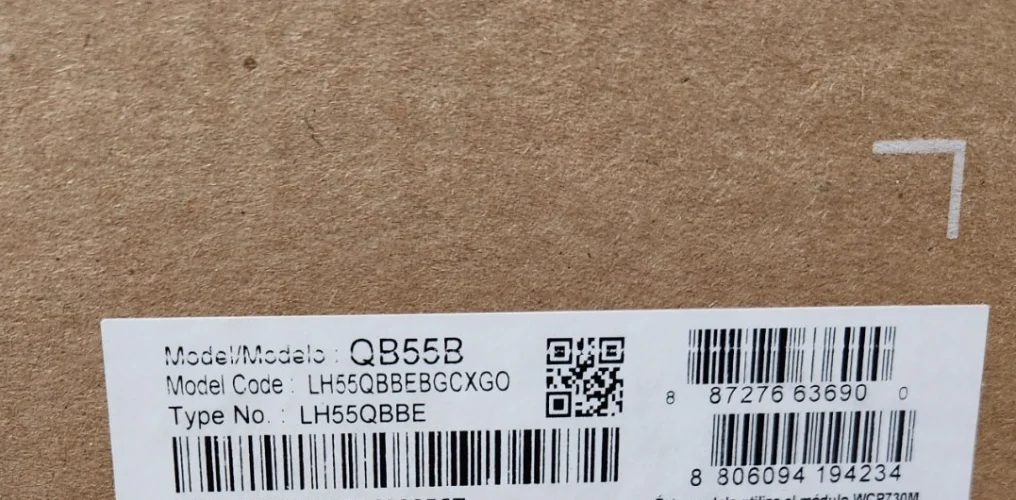 Samsung QB55B 55" Direct-Lit 4K Crystal UHD LED Display Smart Signage NEW - Image 3