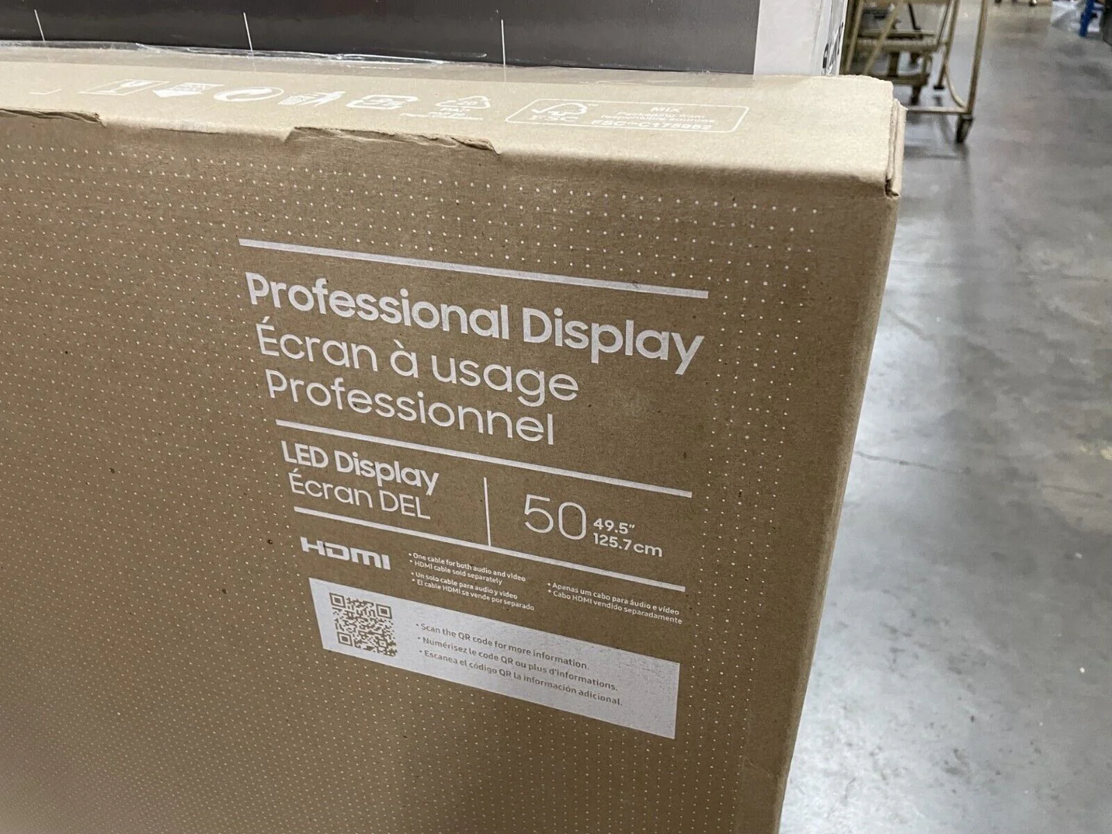 Samsung QM50B QMB-Series 50" Pro Digital LED 4K HD Signage Display / Monitor - Image 3